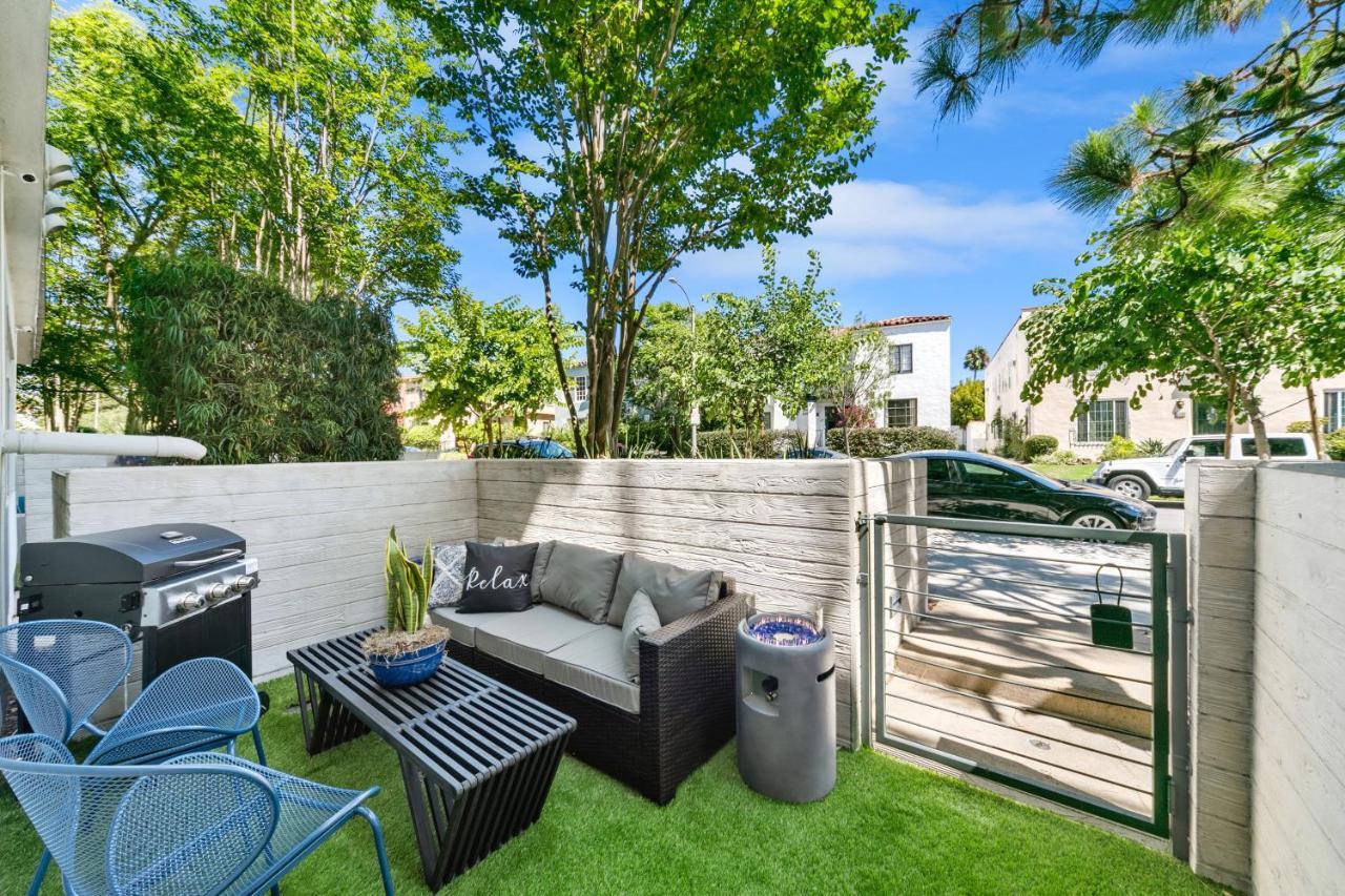 Beverly Grove Chic City Oasis 2 Bedroom Apt With Den 138 ロサンゼルス エクステリア 写真